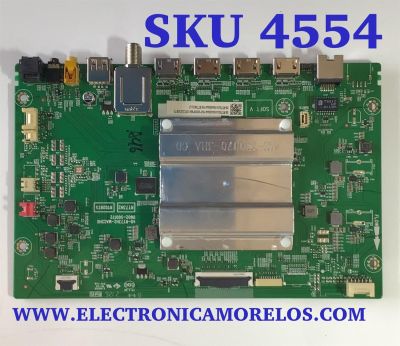 MAIN PARA SMART TV TCL QLED 4K RESOLUCION ( 3840x2160 ) UHD CON HDR / NUMERO DE PARTE 08-RT73014-MA200AA / 40-RT73H2-MAC2HG / 08-RT73014-MA300AA / V8-RT73K01-LF / PANEL LVU750NDJL / DISPLAY ST7461D01-B / MODELO 75S535